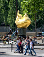 Flame of Liberty at the Entrance to the Alma Tunnel